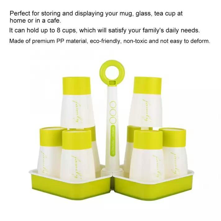Kitchen Holder Mug | Glass (Square Shaped) | kitchen item | Waseeh Pakistan