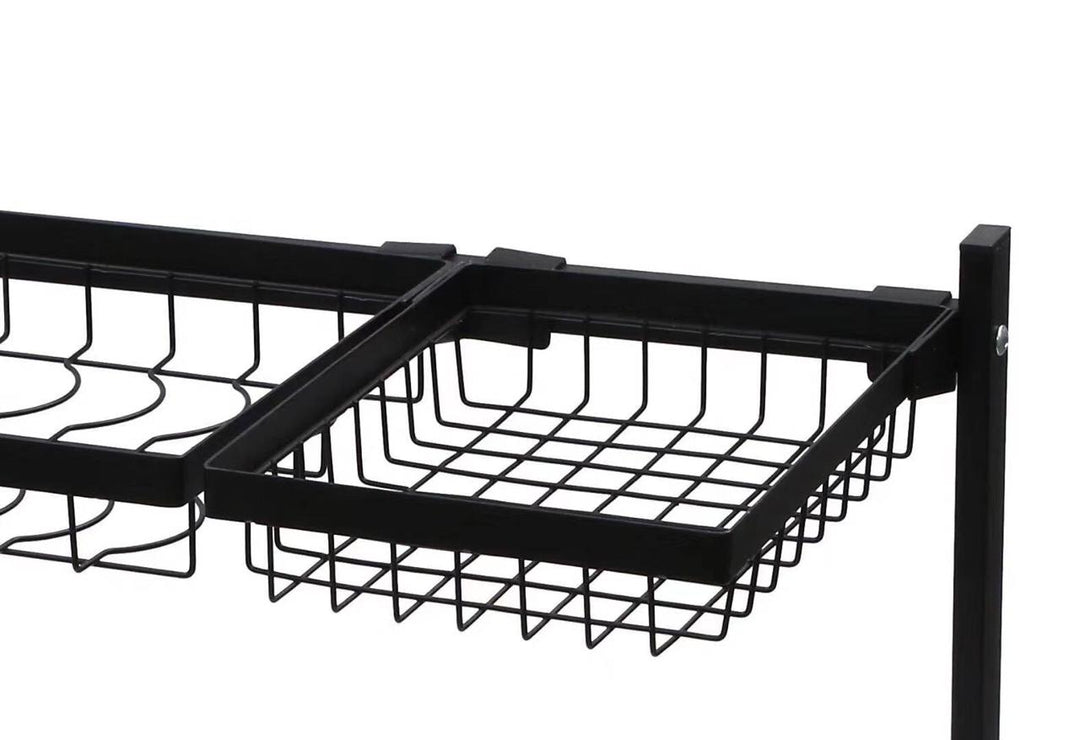 Kitchen Space Stainless Steel Dish Drying Rack (Black) | kitchen item | Waseeh Pakistan