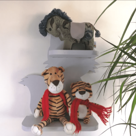Kitty Double Girls Kids Bedroom Floating Organizer Shelve Decor | Furniture | Waseeh Pakistan