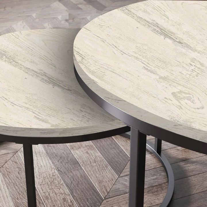 Korvantis Nesting Centre Tables (Set of 2) | Not Sale FB | Waseeh Pakistan