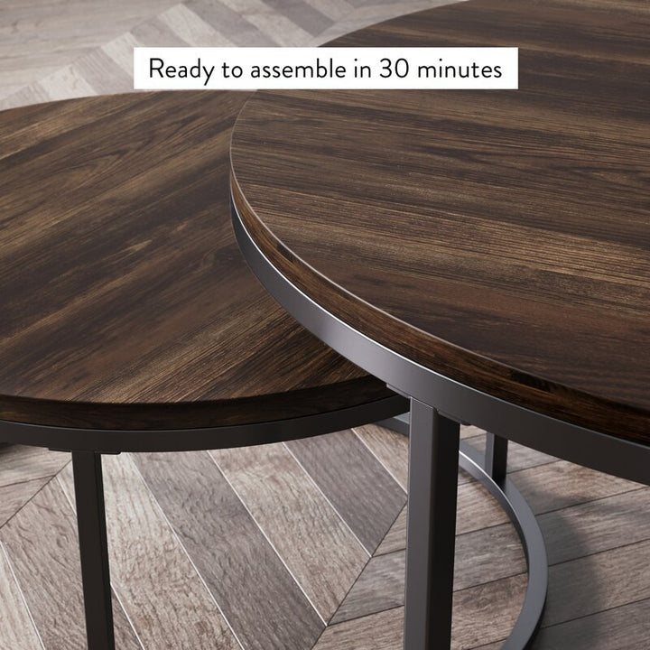 Korvantis Nesting Centre Tables (Set of 2) | Not Sale FB | Waseeh Pakistan