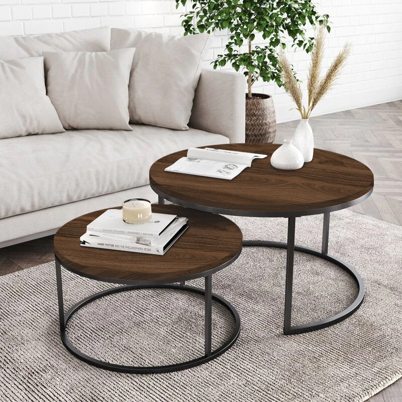Korvantis Nesting Centre Tables (Set of 2) | Not Sale FB | Waseeh Pakistan