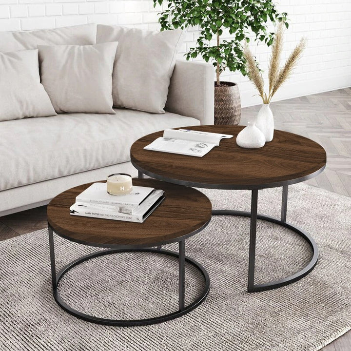 Korvantis Nesting Centre Tables (Set of 2) | Not Sale FB | Waseeh Pakistan