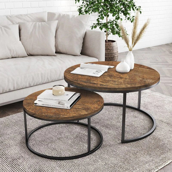 Korvantis Nesting Centre Tables (Set of 2) | Not Sale FB | Waseeh Pakistan