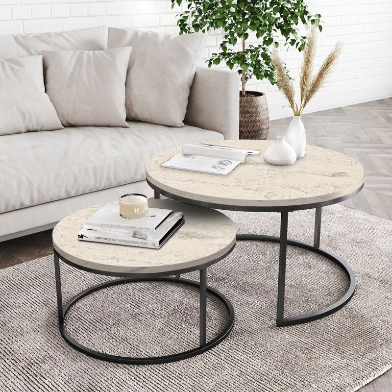 Korvantis Nesting Centre Tables (Set of 2) | Not Sale FB | Waseeh Pakistan