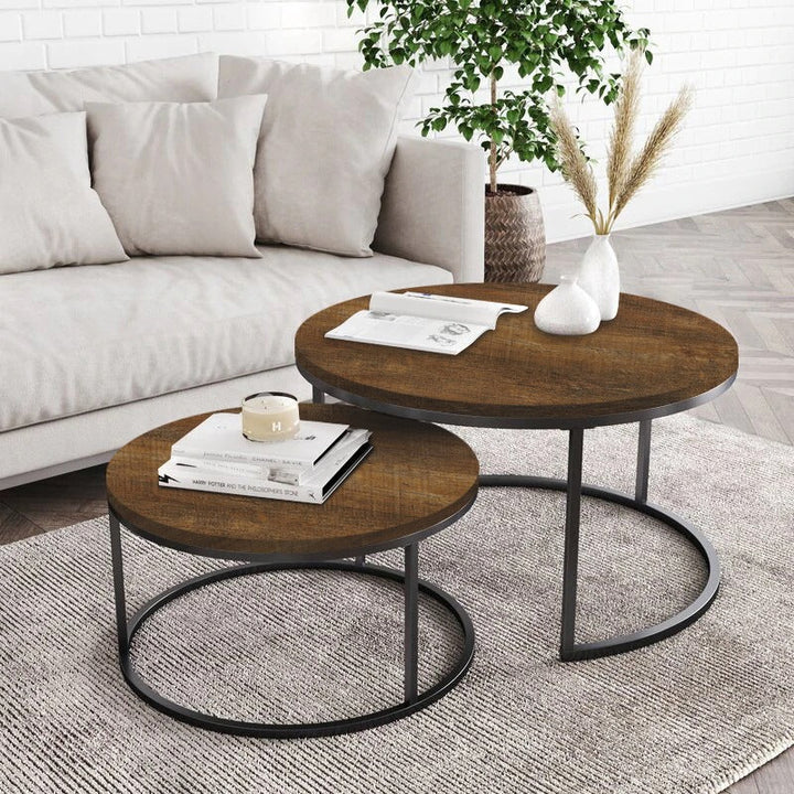 Korvantis Nesting Centre Tables (Set of 2) | Not Sale FB | Waseeh Pakistan