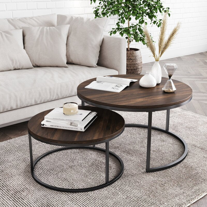 Korvantis Nesting Centre Tables (Set of 2) | Not Sale FB | Waseeh Pakistan