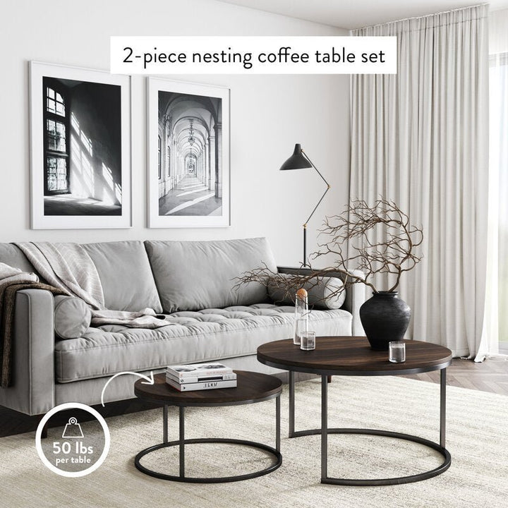 Korvantis Nesting Centre Tables (Set of 2) | Not Sale FB | Waseeh Pakistan