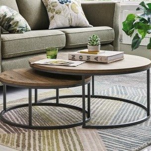 Korvantis Nesting Centre Tables (Set of 2) | Not Sale FB | Waseeh Pakistan