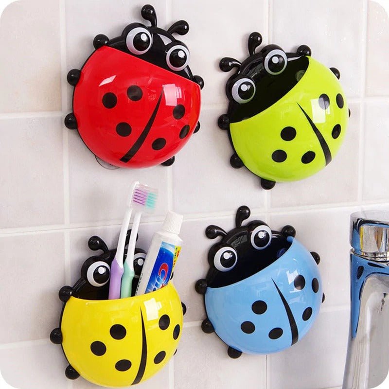 Lady Bug Toothpaste | Toothbrush Organizer | Home Décor | Waseeh Pakistan