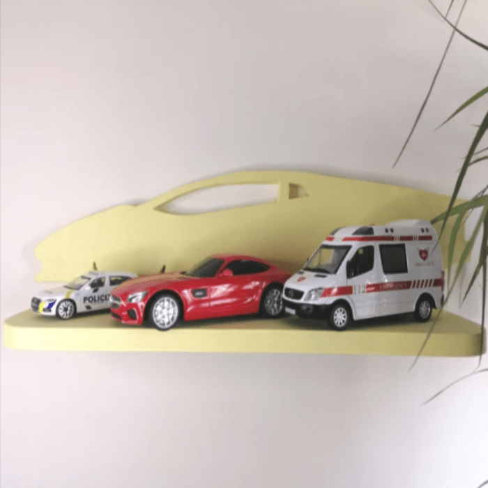 Lamborghini Car Kids Bedroom Floating Shelve Organizer Decor | Furniture | Waseeh Pakistan