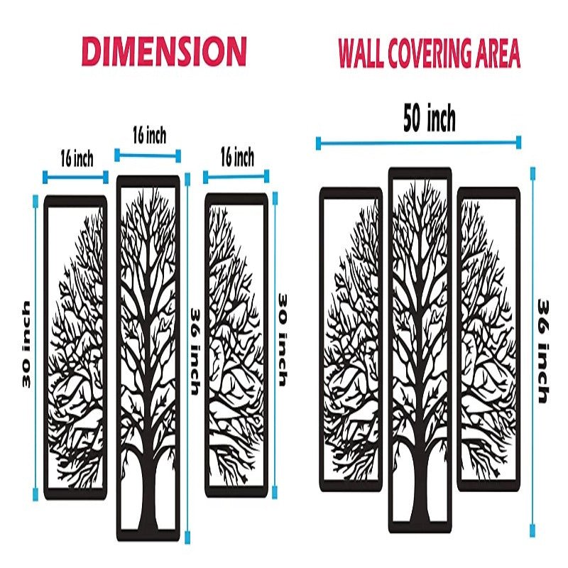 Laser Cut Hanging Tree Wall Decor | Furniture | Waseeh Pakistan