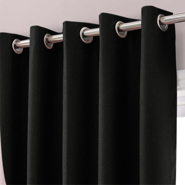 Lavish Black Curtains (Lining) | Home Décor | Waseeh Pakistan