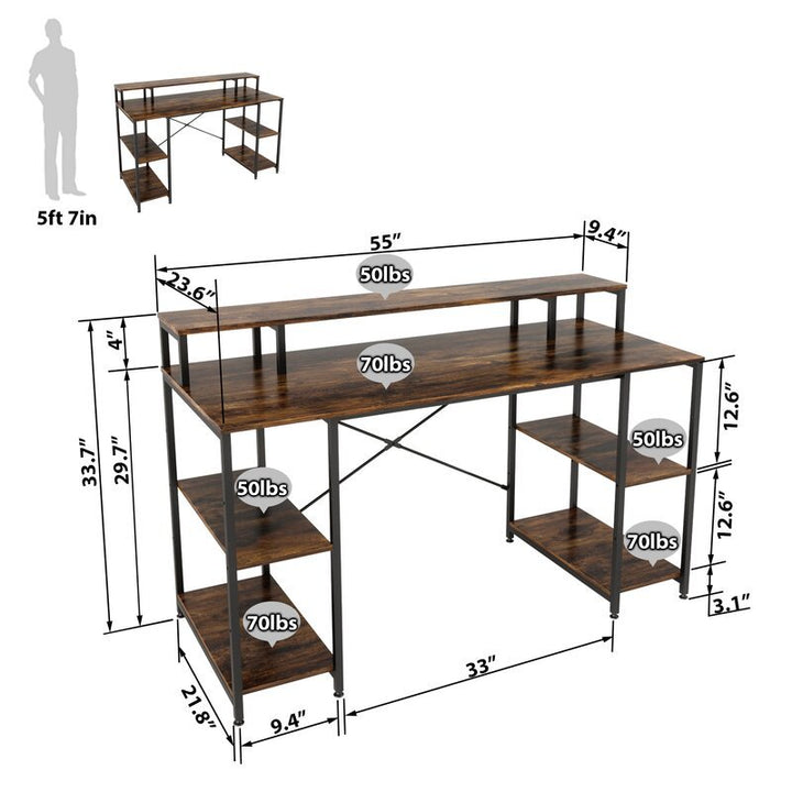 Lazio Home Office Workstation Writing Organizer Desk Table | Furniture | Waseeh Pakistan