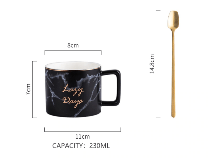 Lazy Days Cup Set | kitchen item | Waseeh Pakistan