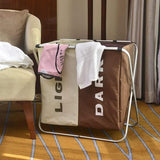 Double Laundry Basket - 2 Color - waseeh.com