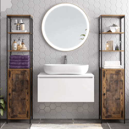 Leigh Freestanding Kitchen Bathroom Organizer Cabinet Rack | Furniture | Waseeh Pakistan