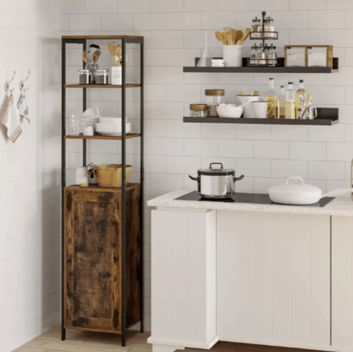 Leigh Freestanding Kitchen Bathroom Organizer Cabinet Rack | Furniture | Waseeh Pakistan