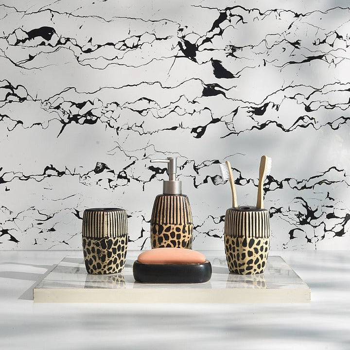 Leopard Bathroom Set | Home Décor | Waseeh Pakistan