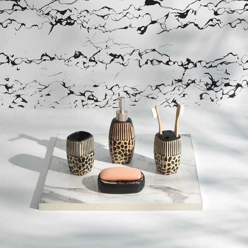 Leopard Bathroom Set | Home Décor | Waseeh Pakistan
