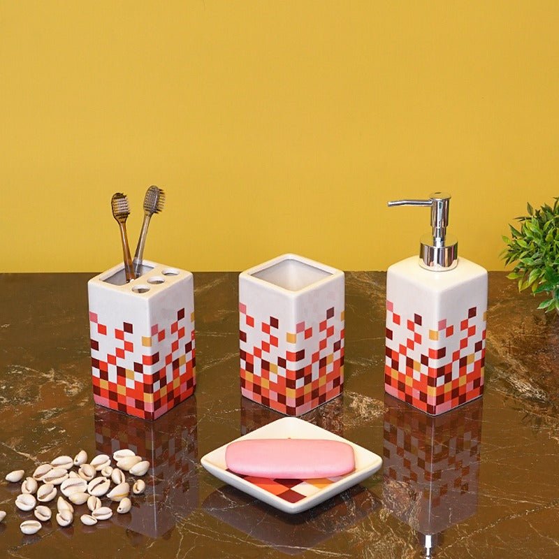 Lethel Printed Bathroom Set | Home Décor | Waseeh Pakistan
