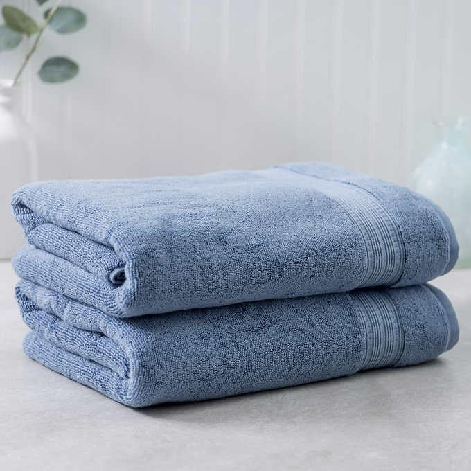 Light Blue Egyptian Cotton Towel - Pack of 2 | Home Décor | Waseeh Pakistan