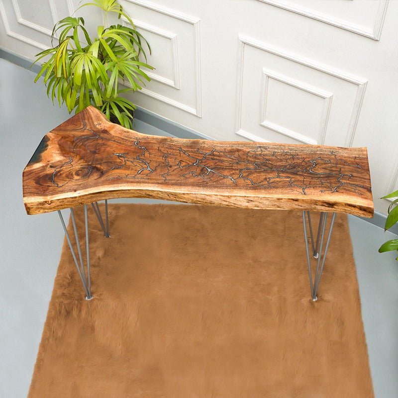 Live Edge Hairpin Epoxy Resin Table | Furniture | Waseeh Pakistan
