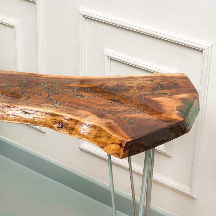 Live Edge Hairpin Epoxy Resin Table | Furniture | Waseeh Pakistan
