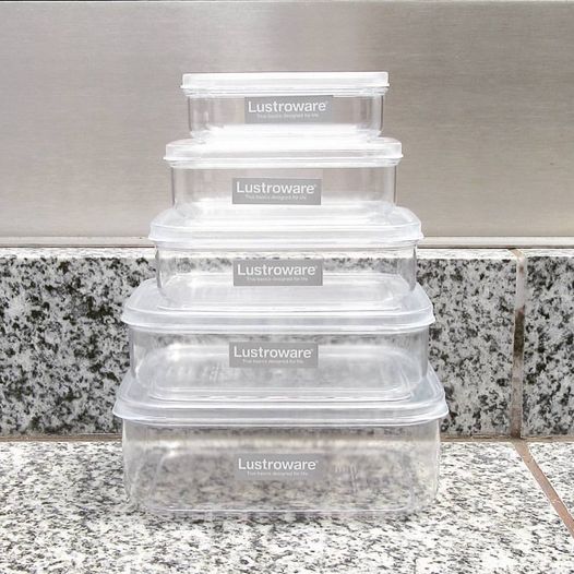 Lustroware Micro Clear Food Boxes | kitchen item | Waseeh Pakistan