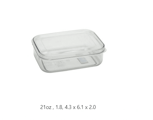Lustroware Micro Clear Food Boxes | kitchen item | Waseeh Pakistan