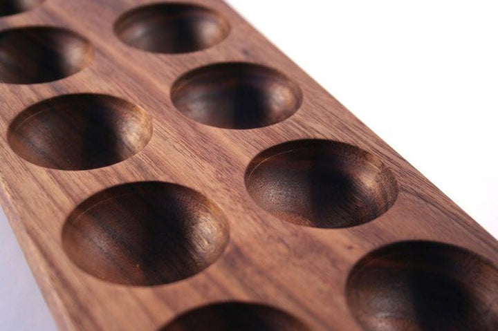 Mahogany Wooden Kitchen Egg Holder Tray | Not Sale FB | Waseeh Pakistan