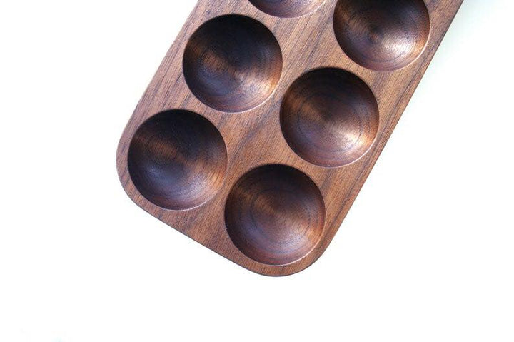 Mahogany Wooden Kitchen Egg Holder Tray | Not Sale FB | Waseeh Pakistan