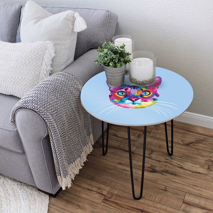 Maizy Cat Living Lounge Center Side Hairpin Table | Furniture | Waseeh Pakistan