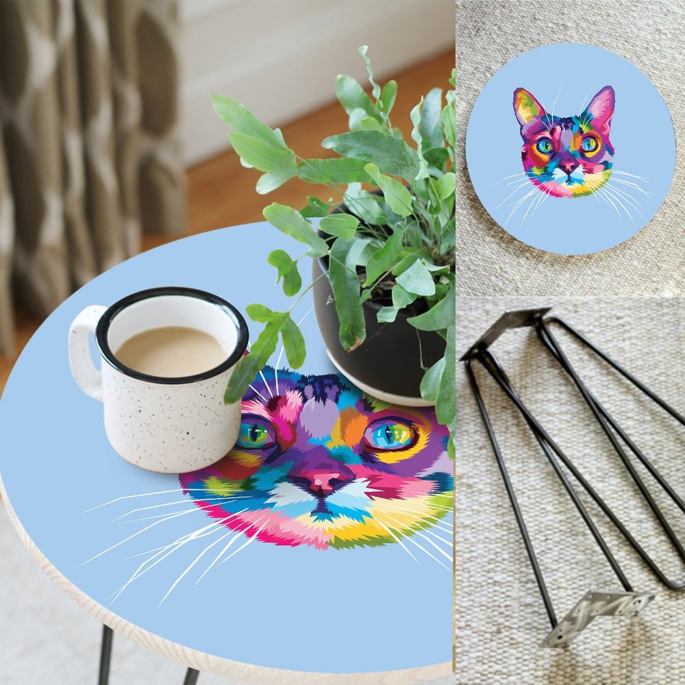 Maizy Cat Living Lounge Center Side Hairpin Table | Furniture | Waseeh Pakistan