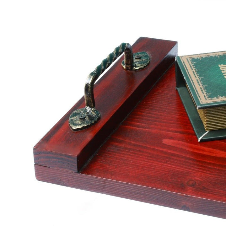 Majestic Solid Wood Kitchen Guest Snack Tea Serving Tray | kitchen item | Waseeh Pakistan
