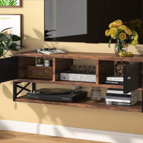 Malady Floating Lounge Bedroom TV Console Cabinet Shelve Stand Decor | Furniture | Waseeh Pakistan