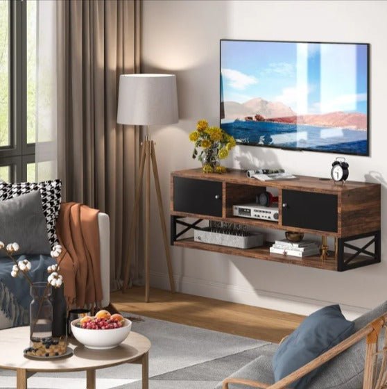Malady Floating Lounge Bedroom TV Console Cabinet Shelve Stand Decor | Furniture | Waseeh Pakistan