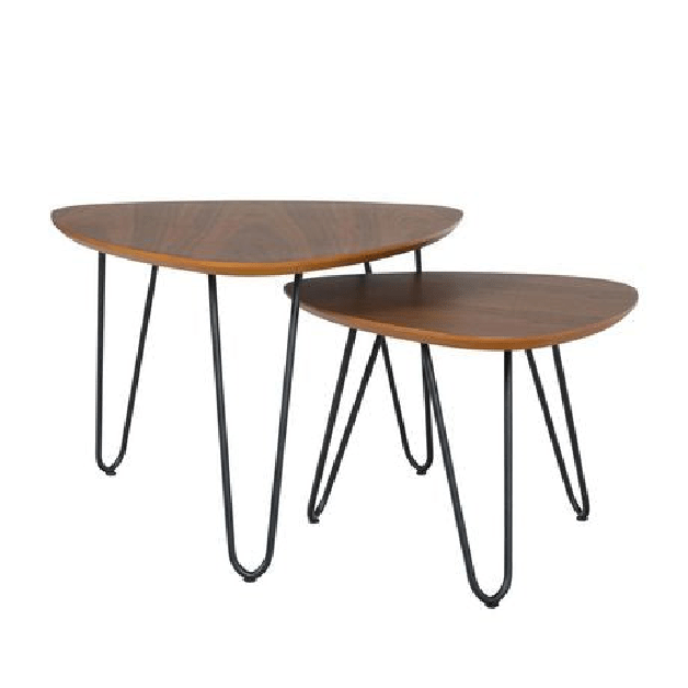 Manor Park Nesting Living Lounge Drawing Room Centre Side Hairpin Table (Set of 2) | Furniture | Waseeh Pakistan
