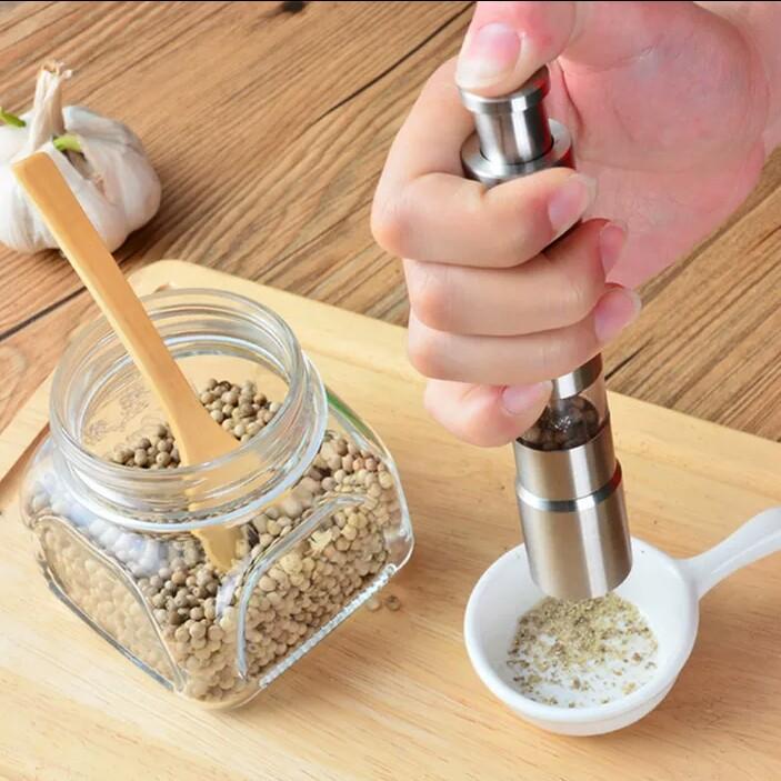Manual Thumb push Pepper Mill | kitchen item | Waseeh Pakistan