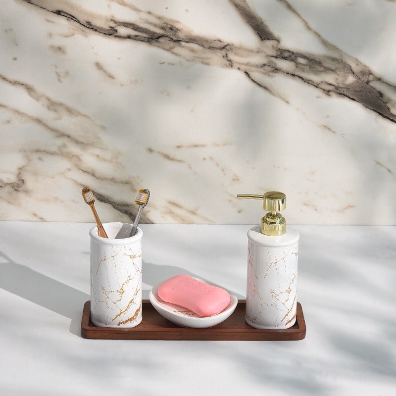 Marble Neets Bathroom Set | Home Décor | Waseeh Pakistan