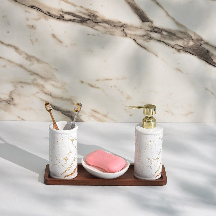 Marble Neets Bathroom Set | Home Décor | Waseeh Pakistan