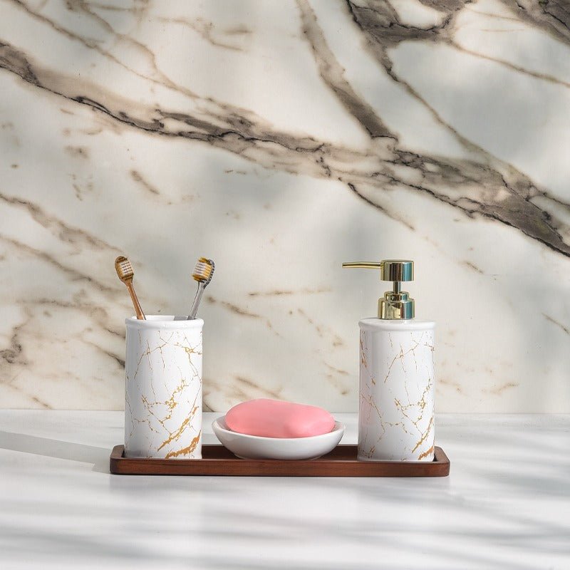 Marble Neets Bathroom Set | Home Décor | Waseeh Pakistan
