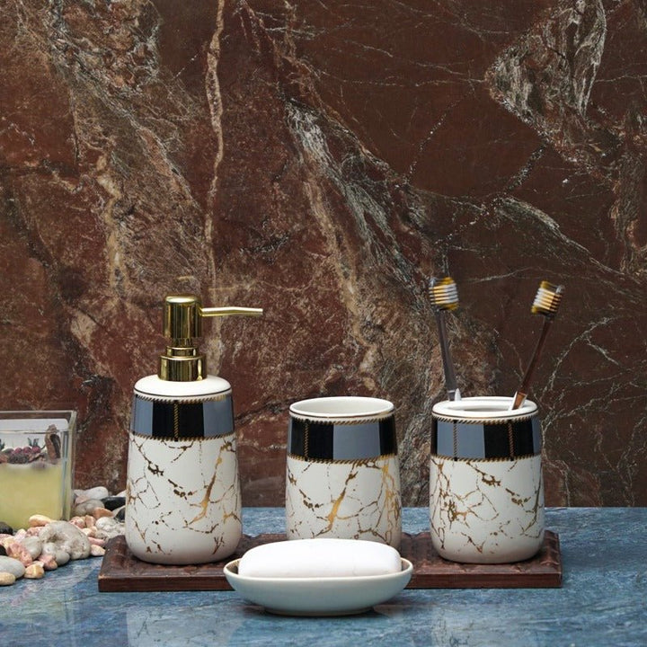 Marble Sleen Bathroom Set | Home Décor | Waseeh Pakistan
