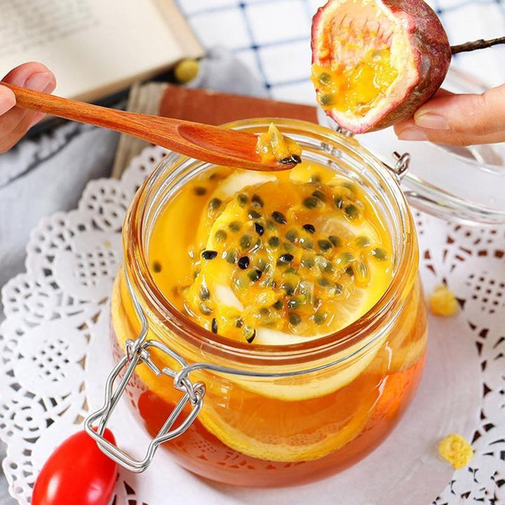 Mason Transparent Glass Jar with Lids | kitchen item | Waseeh Pakistan
