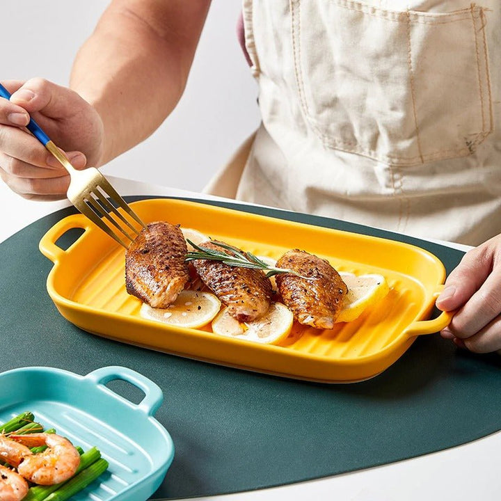 Matte Ceramic Serving Plate | kitchen item | Waseeh Pakistan