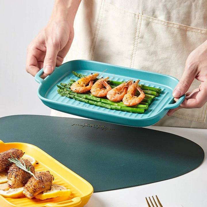 Matte Ceramic Serving Plate | kitchen item | Waseeh Pakistan