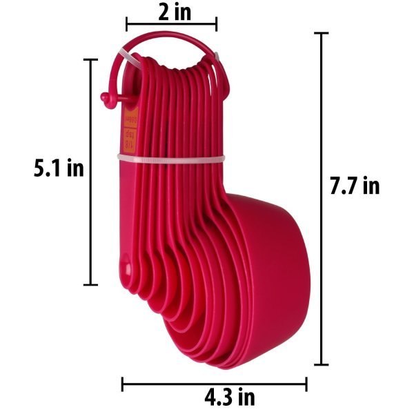 Measuring Cups and Spoons (12 Pcs) | kitchen item | Waseeh Pakistan