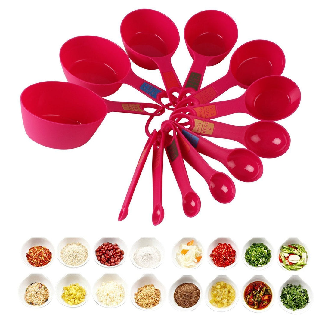 Measuring Cups and Spoons (12 Pcs) | kitchen item | Waseeh Pakistan
