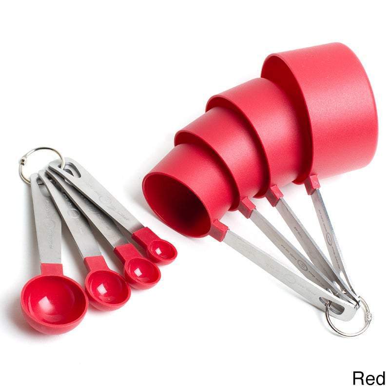 Measuring Cups & Spoon (8 Pieces) | kitchen item | Waseeh Pakistan