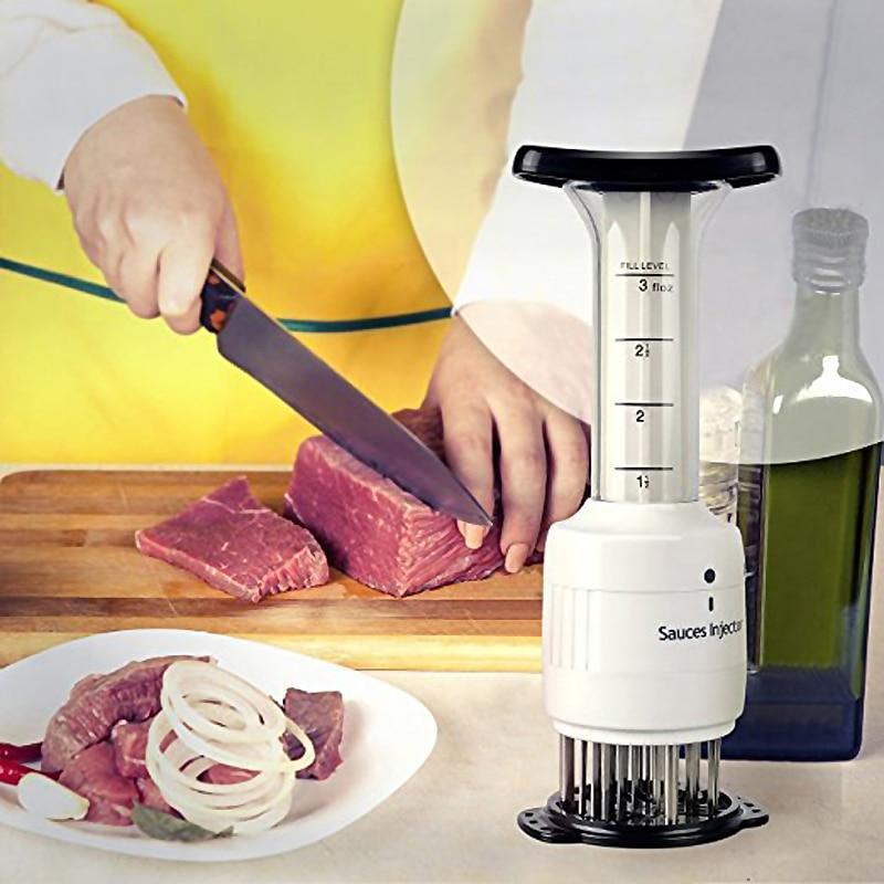 Meat Marinade Injector (Stainless Steel) | kitchen item | Waseeh Pakistan